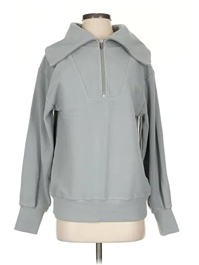 Pre-owned Athleta Sweatshirt In Gray