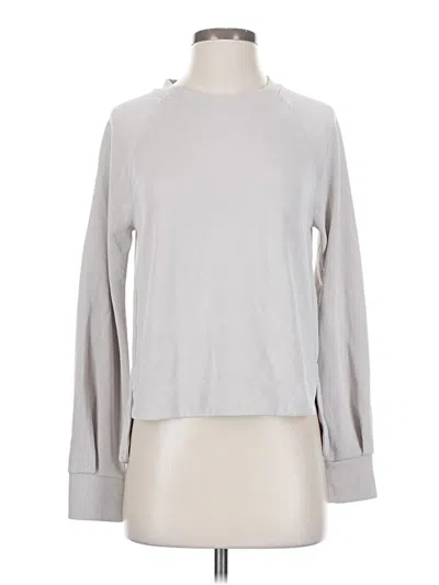 Pre-owned Athleta Sweatshirt In Gray