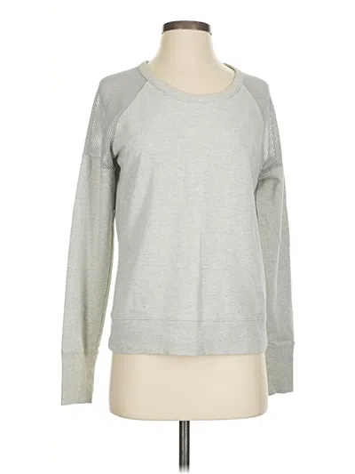 Pre-owned Athleta Sweatshirt In Gray