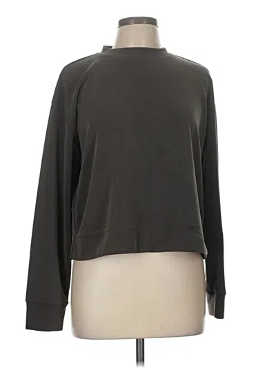 Pre-owned Athleta Sweatshirt In Gray