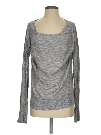 Pre-owned Athleta Sweatshirt In Gray