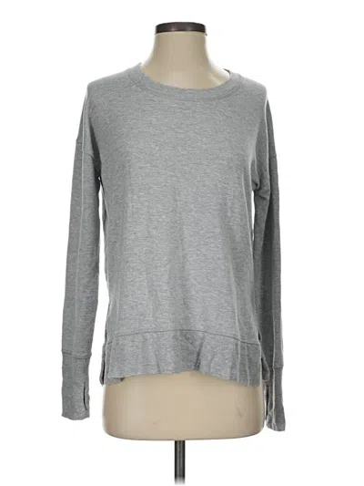 Pre-owned Athleta Sweatshirt In Gray
