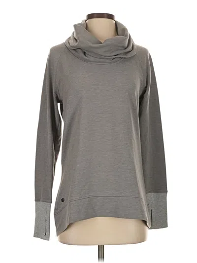 Pre-owned Athleta Sweatshirt In Gray