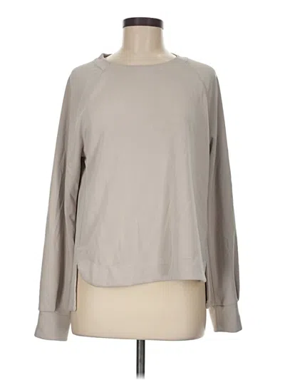 Pre-owned Athleta Sweatshirt In Gray