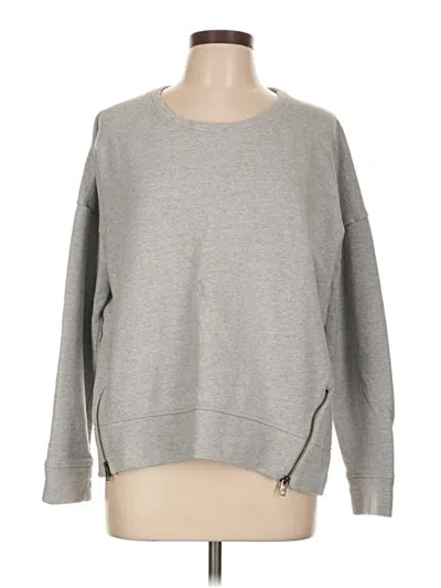 Pre-owned Athleta Sweatshirt In Gray