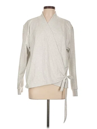 Pre-owned Athleta Sweatshirt In Gray