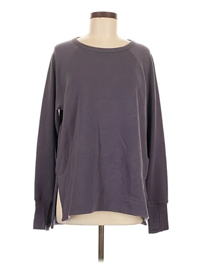 Pre-owned Athleta Sweatshirt In Gray