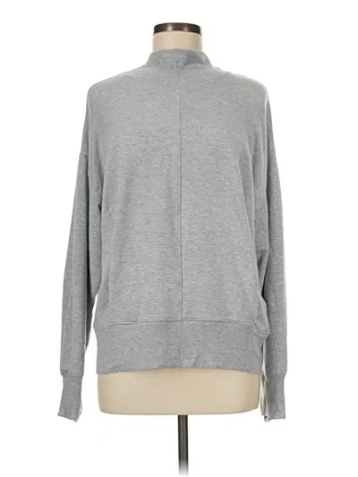 Pre-owned Athleta Sweatshirt In Gray