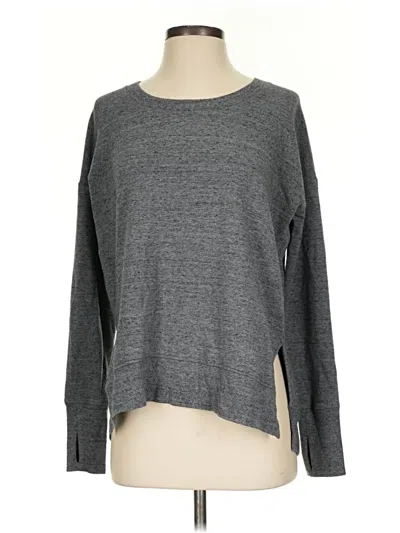 Pre-owned Athleta Sweatshirt In Gray