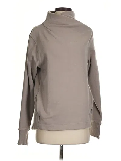 Pre-owned Athleta Sweatshirt In Gray