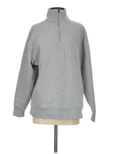Pre-owned Athleta Sweatshirt In Gray