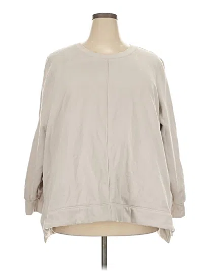 Pre-owned Athleta Sweatshirt In Gray