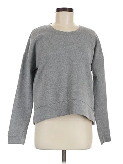 Pre-owned Athleta Sweatshirt In Gray