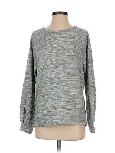 Pre-owned Athleta Sweatshirt In Gray