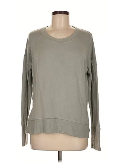 Pre-owned Athleta Sweatshirt In Gray