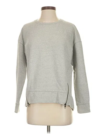 Pre-owned Athleta Sweatshirt In Gray