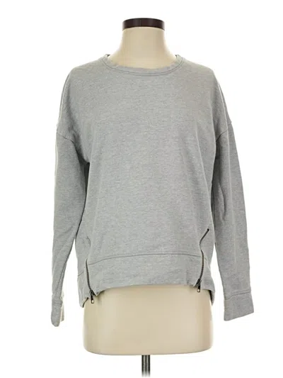 Pre-owned Athleta Sweatshirt In Gray