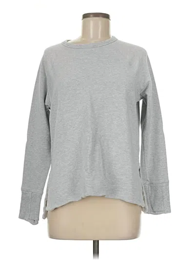 Pre-owned Athleta Sweatshirt In Gray