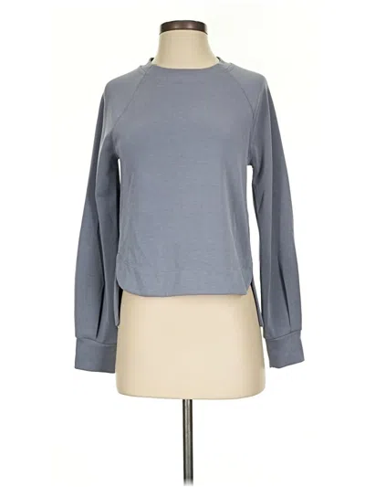 Pre-owned Athleta Sweatshirt In Gray