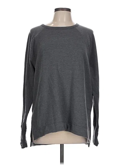 Pre-owned Athleta Sweatshirt In Gray