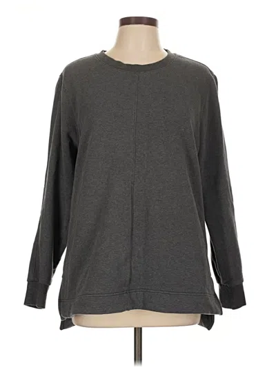 Pre-owned Athleta Sweatshirt In Gray