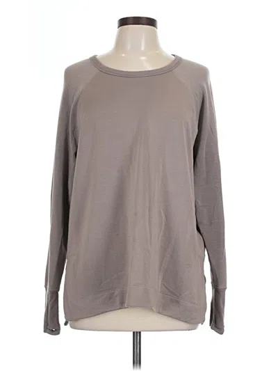 Pre-owned Athleta Sweatshirt In Gray