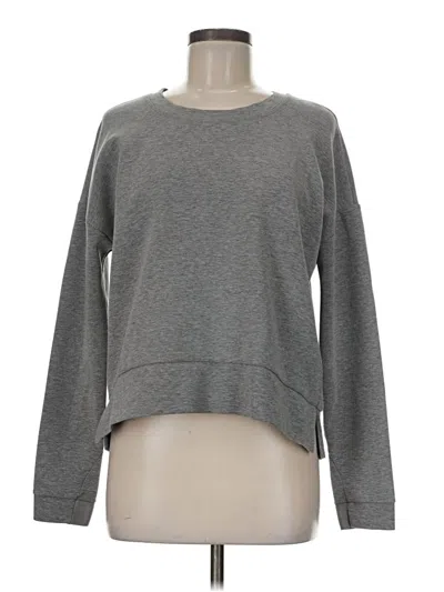 Pre-owned Athleta Sweatshirt In Gray
