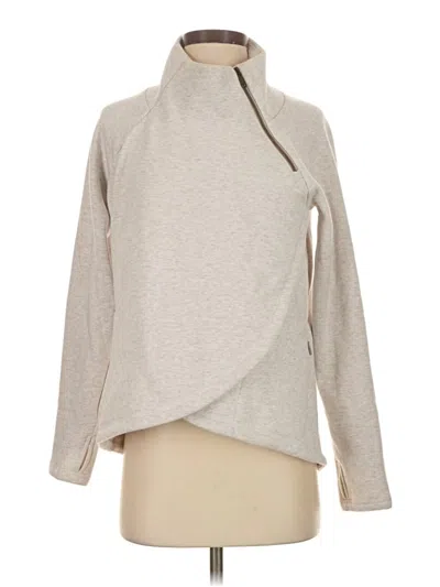 Pre-owned Athleta Sweatshirt In Gray