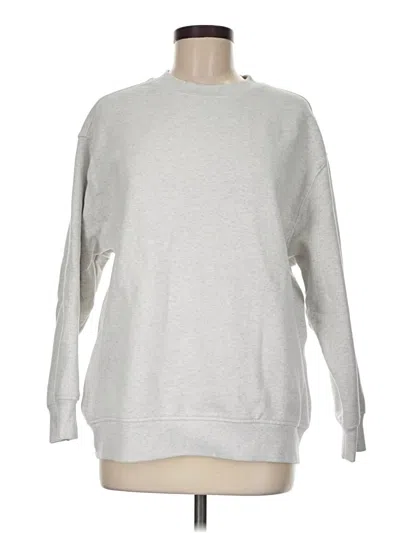 Pre-owned Athleta Sweatshirt In Gray