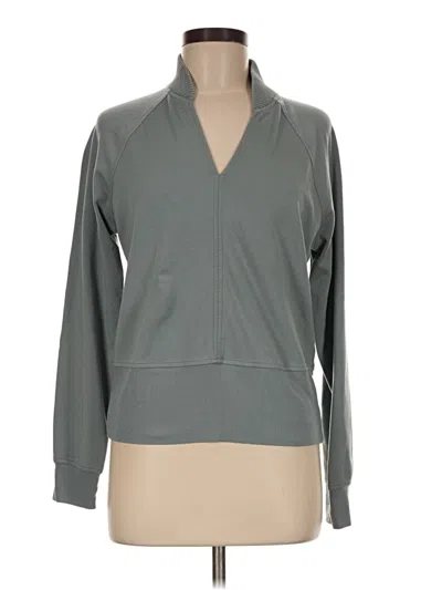 Pre-owned Athleta Sweatshirt In Gray