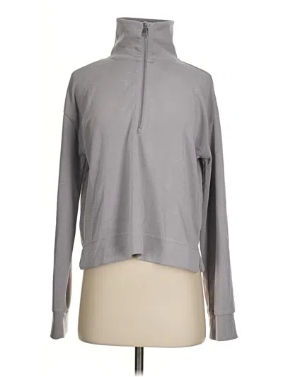 Pre-owned Athleta Sweatshirt In Gray
