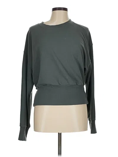 Pre-owned Athleta Sweatshirt In Gray