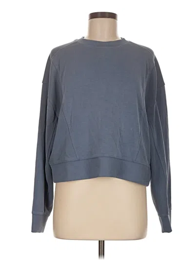 Pre-owned Athleta Sweatshirt In Gray
