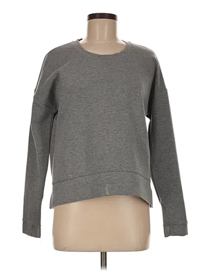 Pre-owned Athleta Sweatshirt In Gray