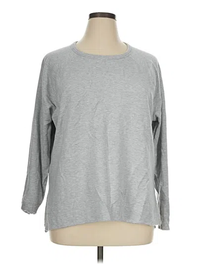 Pre-owned Athleta Sweatshirt In Gray