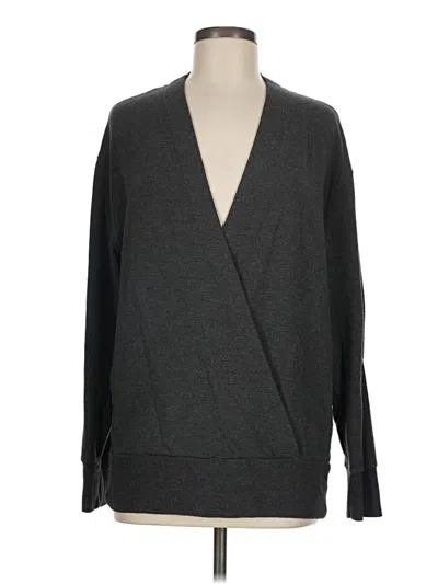 Pre-owned Athleta Sweatshirt In Gray