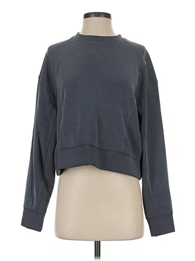 Pre-owned Athleta Sweatshirt In Gray