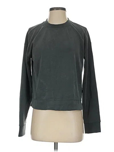 Pre-owned Athleta Sweatshirt In Gray