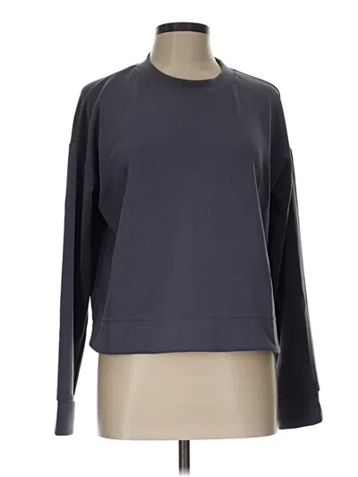 Pre-owned Athleta Sweatshirt In Gray