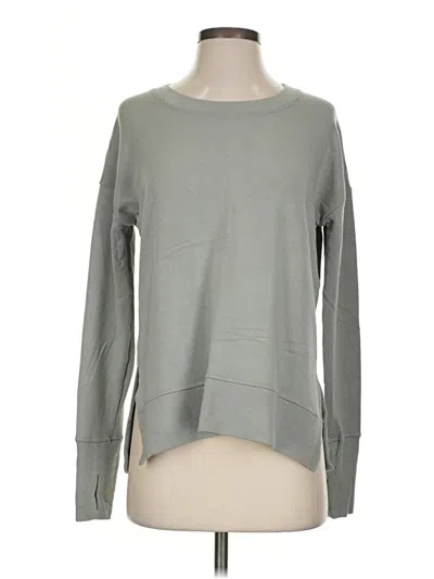 Pre-owned Athleta Sweatshirt In Gray