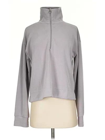 Pre-owned Athleta Sweatshirt In Gray