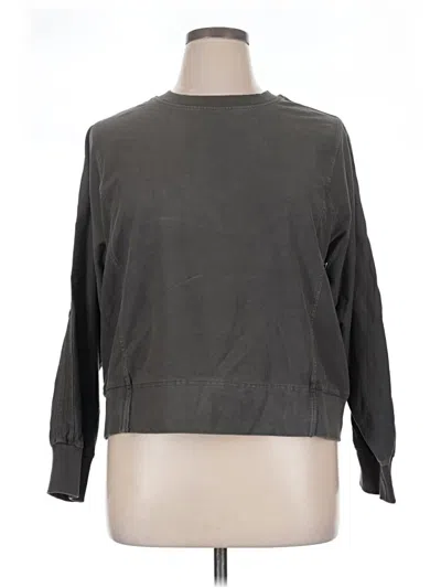Pre-owned Athleta Sweatshirt In Gray