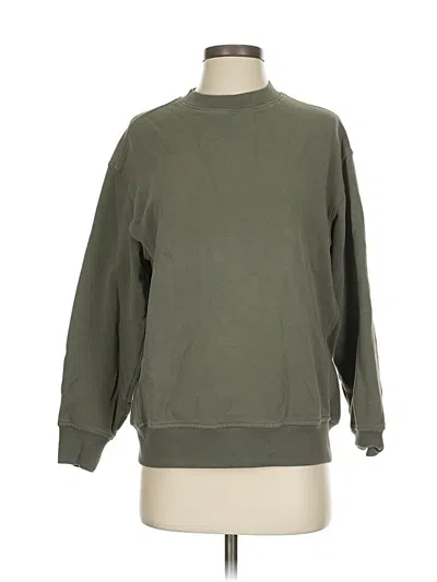 Pre-owned Athleta Sweatshirt In Green