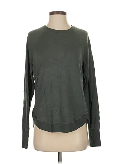 Pre-owned Athleta Sweatshirt In Green