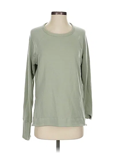 Pre-owned Athleta Sweatshirt In Green