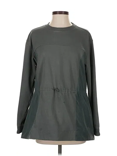 Pre-owned Athleta Sweatshirt In Green