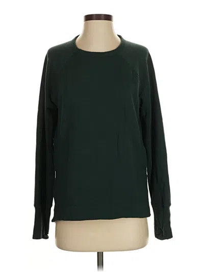 Pre-owned Athleta Sweatshirt In Green