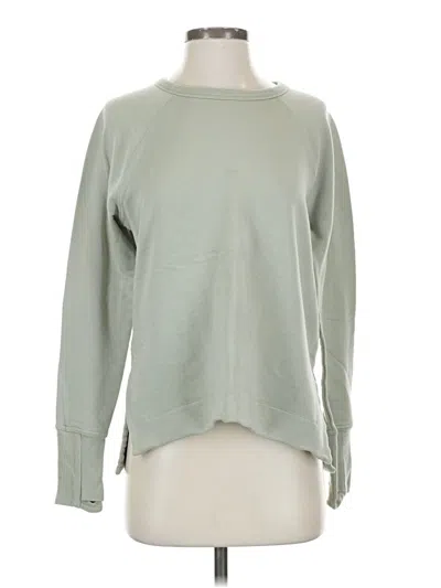 Pre-owned Athleta Sweatshirt In Green