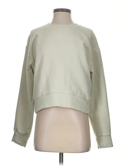 Pre-owned Athleta Sweatshirt In Green