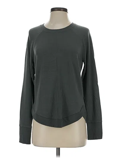 Pre-owned Athleta Sweatshirt In Green